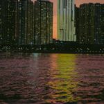 City Architecture - Captivating view of the Saigon River with Landma #11256256