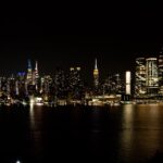 City Architecture - Stunning nighttime view of New York City's illum #28411368