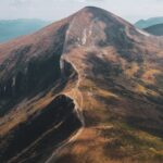 Mountain Landscapes - Breathtaking aerial view of a majestic mountain #30894681