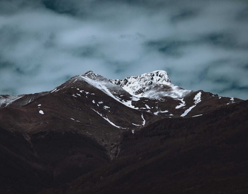 Mountain Landscapes - Breathtaking view of high rocky mountain slope c #7905821